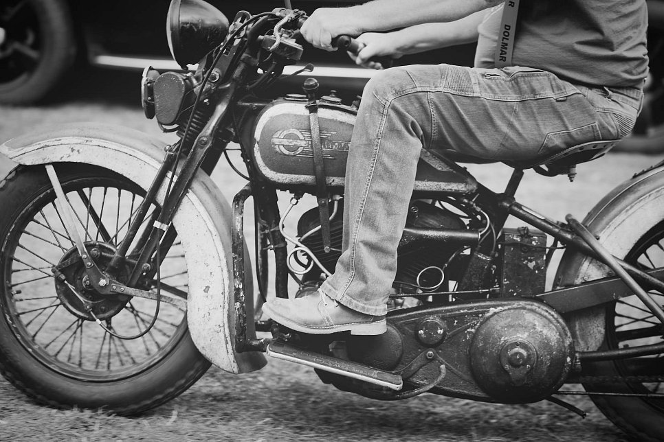 Martin a Harley-Davidson